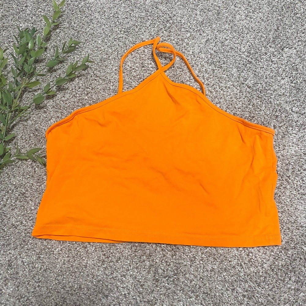 H&M Orange Crop Top